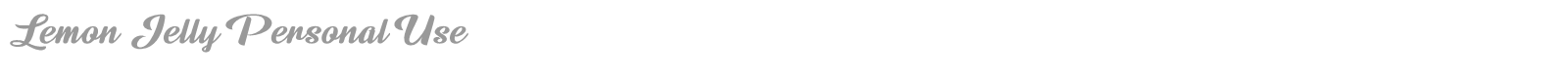 Lemon Jelly font preview